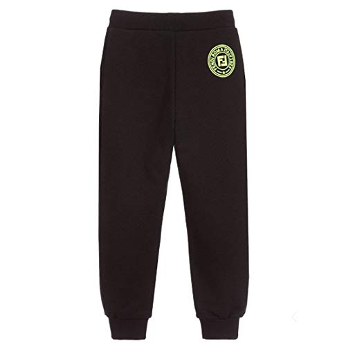 Fendi niños Sello Logo Joggers Black 12+ Years
