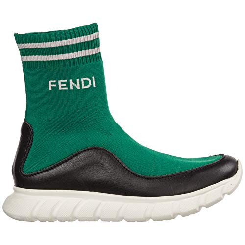 Fendi ninos Zapatillas Altas Verde 31 EU