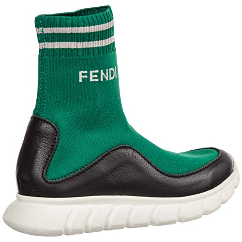 Fendi ninos Zapatillas Altas Verde 31 EU