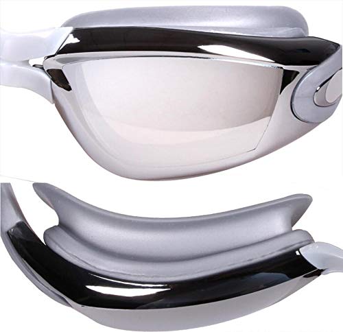 FENGG Gafas de Natación Goggles Triatlón Miopía Óptico Graduado Antiniebla Protección UV Anti-Rotura,600