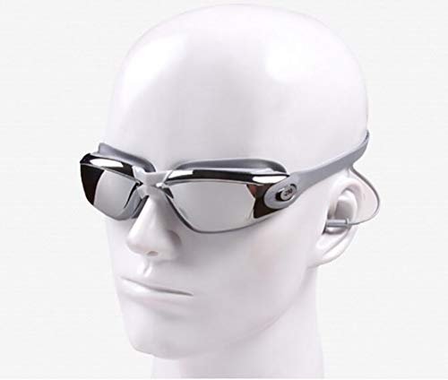 FENGG Gafas de Natación Goggles Triatlón Miopía Óptico Graduado Antiniebla Protección UV Anti-Rotura,600