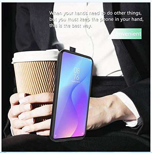 Ferilinso Funda para Xiaomi Mi 9T Pro/Mi 9T,Elegante Armadura híbrida Robusta Funda de Doble Capa de Alta Resistencia para PC Duro Caso para Funda Xiaomi Mi 9T Pro/Mi 9T(Negro)