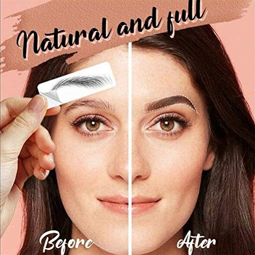 FFOMG 4D Hair-Like Authentic Eyebrows, Maquillaje para Cejas y Maquillaje, imitación Impecable, Tatuaje Natural Perezoso ecológico, Pegatinas de Cejas biónicas a Prueba de Agua (E12, Paquete de 2)