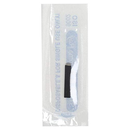 Filfeel 4Types 3D Ceja Microblading Tattoo Blade Aguja Pluma Pigment Ring Kit de práctica Accesorios Por Filfeel(Marrón claro)