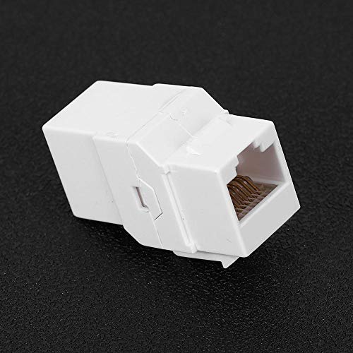 FILFEEL Paso de Red a través del módulo CAT6, Conector de Cable ABS CAT6, RJ45 para cableado Integrado relacionado con la Red, Toma de comunicación, área de Trabajo, Dispositivos electrónicos