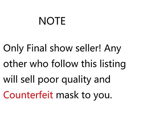 Finalshow Máscara de Pico Falsa Piel Plaga Doctor Máscara Disfraz de Halloween Cosplay Steampunk Costume para Adulto Negro-uno tamaño Adultos