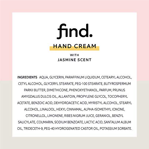 FIND - Colección set de regalo cremas de mano 3x75 ml (con perfumes de rosa de la India, jazmín y loto salvaje)