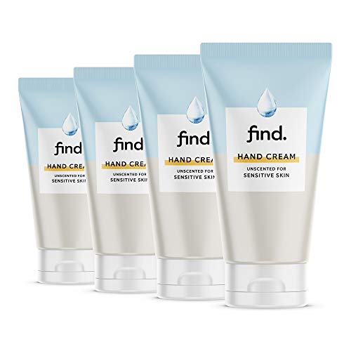 FIND - Cremas de mano para pieles sensibles – Sin perfume (4x75ml)