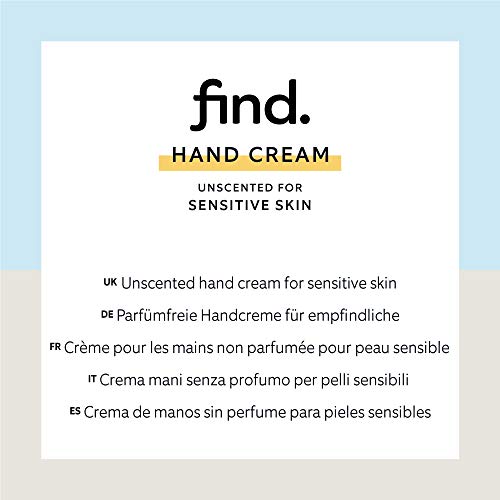 FIND - Cremas de mano para pieles sensibles – Sin perfume (4x75ml)