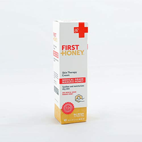 First Honey - Crema de terapia para la piel, crema de miel Manuka que promueve la piel saludable e hidratada, 100 % natural, 50 g