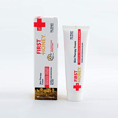 First Honey - Crema de terapia para la piel, crema de miel Manuka que promueve la piel saludable e hidratada, 100 % natural, 50 g