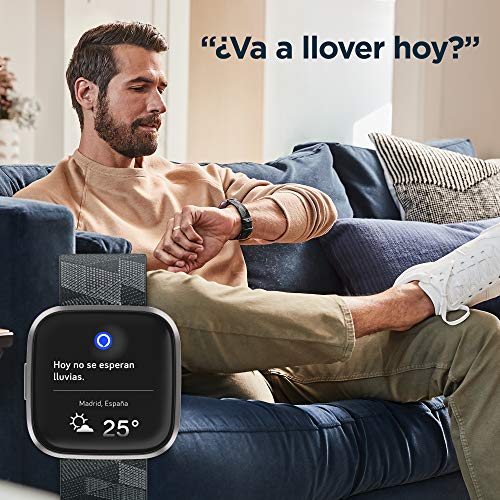 Fitbit Versa 2, el smartwatch que te ayuda a mejorar la salud y la forma física, y que incorpora control por voz, puntuación del sueño y música - Edición Especial