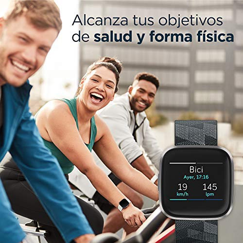 Fitbit Versa 2, el smartwatch que te ayuda a mejorar la salud y la forma física, y que incorpora control por voz, puntuación del sueño y música - Edición Especial