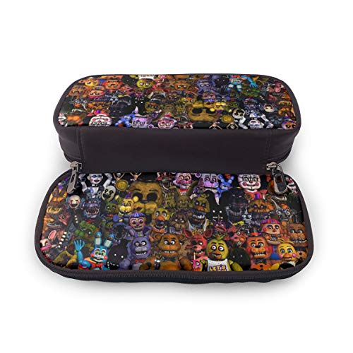 Five Nights at Freddy's - Estuche para lápices, gran capacidad, con varios compartimentos para niños y niñas