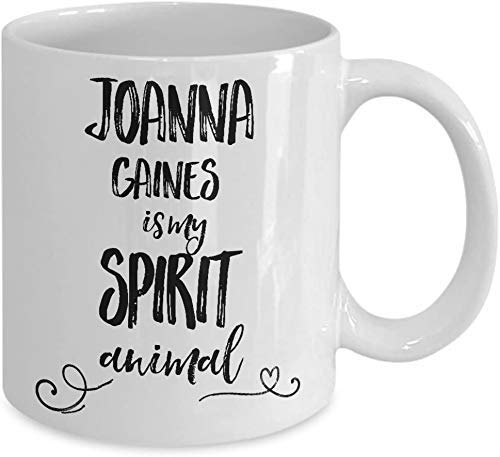 Fixer Upper Our Story Joanna Gaines Is My Spirit Animal Taza de café - Regalo Blanco para un Amigo Amante Fan en cumpleaños de Navidad