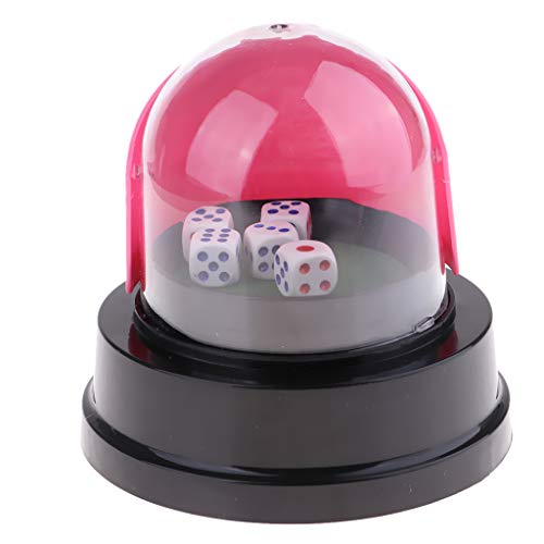 FLAMEER Juego de Dados Eléctrica para Clubes Nocturnos, Karaoke, Sorteos y Actividades de Juegos de Mesa