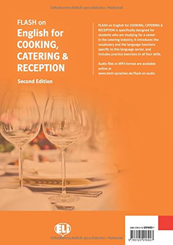 FLASH ON ENGLISH. Cooking, Catering and Reception. Kurs- und Übungsbuch + Audio online: Cooking, Catering and Reception . Student's Book with downloadable MP3 Audio Files