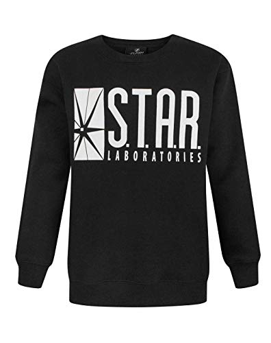Flash TV Star Laboratories Boy's Sweatshirt (9-10 Years)