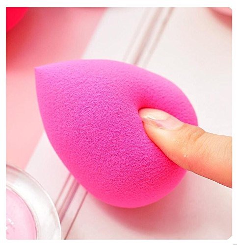 Fliyeong - Esponja de Maquillaje, 4 Unidades, para Base de Maquillaje, Corrector, Polvos Sueltos, Mojado/seco, Color al Azar, tamaño 4,5 3,4 cm, Forma de lágrima 1
