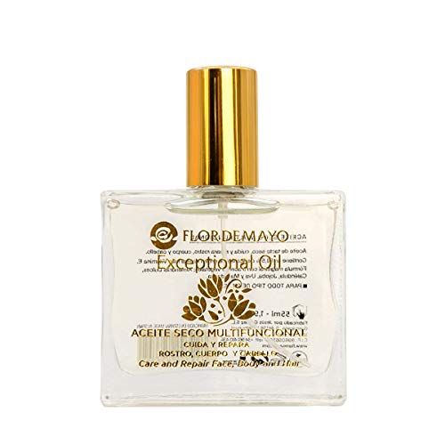 Flor de Mayo, Set de Tratamiento Beauty Treatment Set, Aceite Seco Prodigioso Exceptional Oil y Crema de manos y cuerpo 100ml