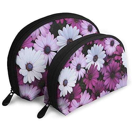 Flores Margaritas Primavera Tiempo Pólenes Bolsas portátiles Bolsas de Maquillaje Bolsa de Aseo Bolsas de Viaje portátiles multifuncionales