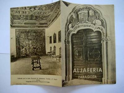 Folleto turismo - Tourist Brochure: ALJAFERIA, ZARAGOZA