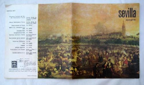 Folleto turístico - Tourist Brochure : SEVILLA. Spagna.