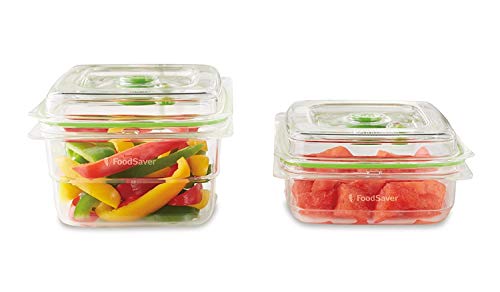 Foodsaver FFC015X-01 Fresh containers, Plástico, Transparente y verde