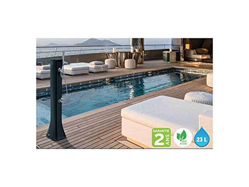 Formidra DS-HG142NO Happy Go - Ducha solar (23 L), color gris antracita