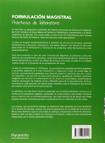 Formulación magistral. Prácticas de laboratorio