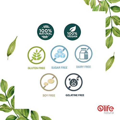 Fortalece el sistema inmunológico con 8 Multi-enzimas digestivas en combinación con prebióticos y probióticos de 10 mil millones de UFC - Fórmula VEGANA - 90 cápsulas