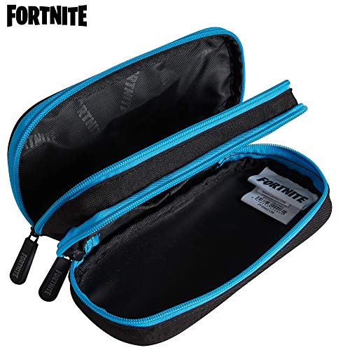 Fortnite Estuche Escolar Niño, Estuches para Lápices Diseño Emotes y Llama Ovalados y Rectangulares, Materiales Escolares Producto Oficial Fornite, Regalos para Chicos y Chicas (Camuflaje Negro)