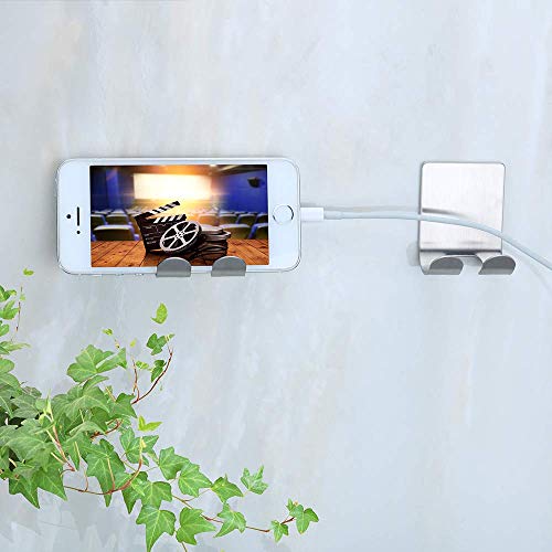 FOTYRIG Ganchos Adhesivos Multiusos Que se adhieren Percha para Pared Gancho la Ducha Maquinilla de Afeitar, Enchufe, Toalla, y más-4 Paquetes