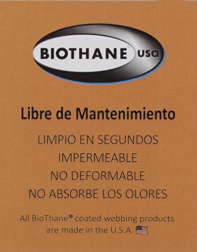 Francisco Romero - Collar con Funda Antiparasitaria Biothane Beta, 2.5 x 65 cm, Rojo