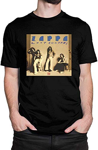 Frank Zappa Zoot Allures Men's Novelty tee Classic Fashion Short Sleeve T-Shirts,Black,4XL