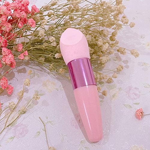 Frcolor 1 esponja para maquillaje con mango (color al azar)