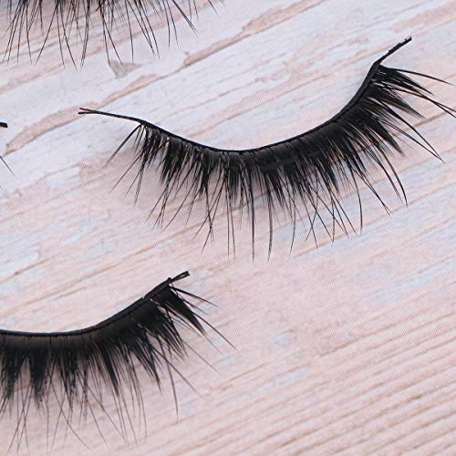 Frcolor 5 pares de pestañas postizas, suavidad Natural Super largo grueso pestañas postizas pestañas falsas