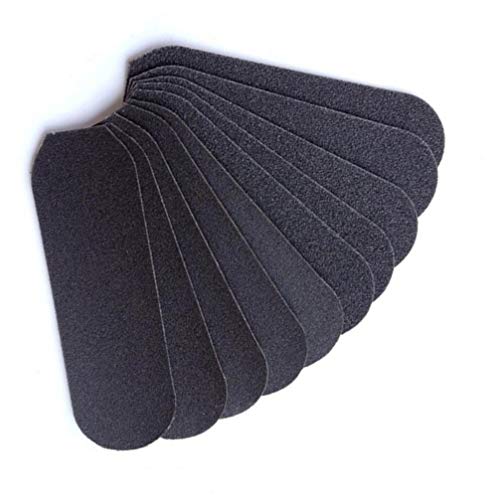 Frcolor Repuesto de archivo de pedicura de reemplazo de Sandpapers 60pcs para archivo de raspado de pie de doble cara