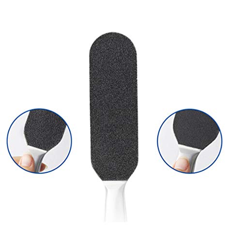 Frcolor Repuesto de archivo de pedicura de reemplazo de Sandpapers 60pcs para archivo de raspado de pie de doble cara