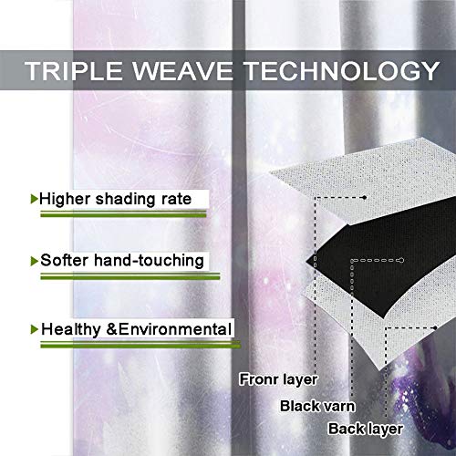 Frozen Elsa película Reducción de ruido cortinas tratamiento cortinas cortina cortina cortina cortina cortina para aislamiento térmico decoración W42 x L63