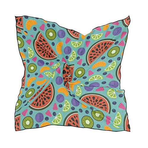 Fruit Bufanda cuadrada Head Wrap Hair Scarves