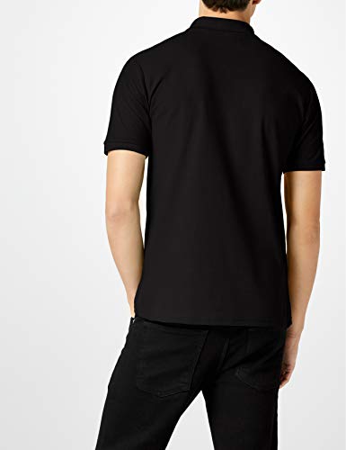 Fruit of the Loom Raglan Sleeve - Polo para hombre, color negro, talla XXX-Large