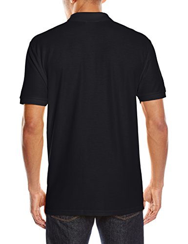Fruit of the Loom Raglan Sleeve - Polo para hombre, color negro, talla XXX-Large