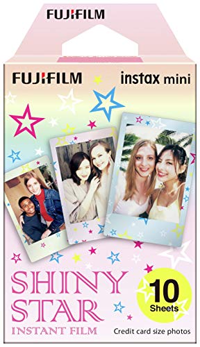 Fujifilm 16404193 - Colorfilm instax mini Star WW 1, película fotográfica instantánea (10 hojas per pack), estrellas