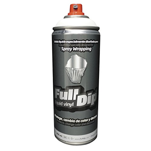 Full Dip Spray Vinilo líquido Blanco Mate - pelable - 400ml