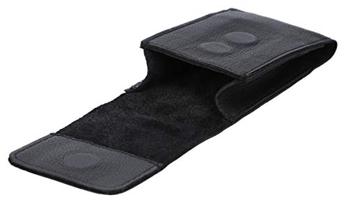 Funda de Cuero para Caja de Cigarrillos Gusti Cuero Studio Charly Estuche Case Cuero de Búfalo Negro 2T19-22-9