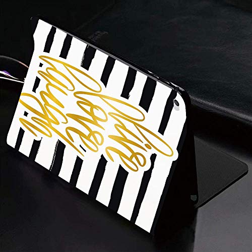 Funda para iPad (9,7 Pulgadas, 2018/2017 Modelo, 6ª / 5ª generación), Espacio, Estrellas en el cielo Supernova Cometa Constelación Años luz Meteor,Slim PU Protectora Carcasa con con Auto-Sueño/Estela