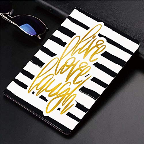 Funda para iPad (9,7 Pulgadas, 2018/2017 Modelo, 6ª / 5ª generación), Espacio, Estrellas en el cielo Supernova Cometa Constelación Años luz Meteor,Slim PU Protectora Carcasa con con Auto-Sueño/Estela