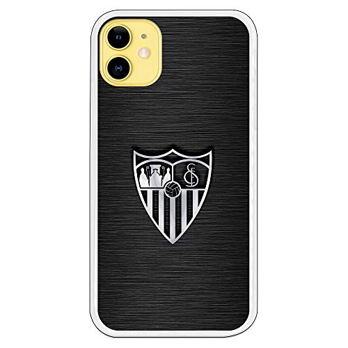 Funda para iPhone 11 del Sevilla para Proteger tu móvil. Carcasa para Apple de Silicona Flexible con Licencia Oficial de Sevilla FC.