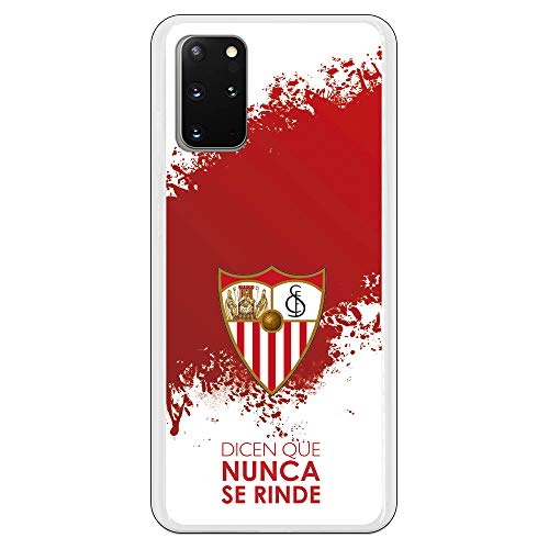 Funda para Samsung Galaxy S20 Plus Oficial del Sevilla FC Sevilla Dicen Que Nunca se Rinde para Proteger tu móvil. Carcasa para Samsung de Silicona Flexible con Licencia Oficial del Sevilla FC.
